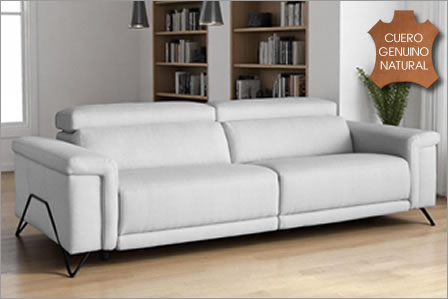 SOFAS PIEL MODERNO